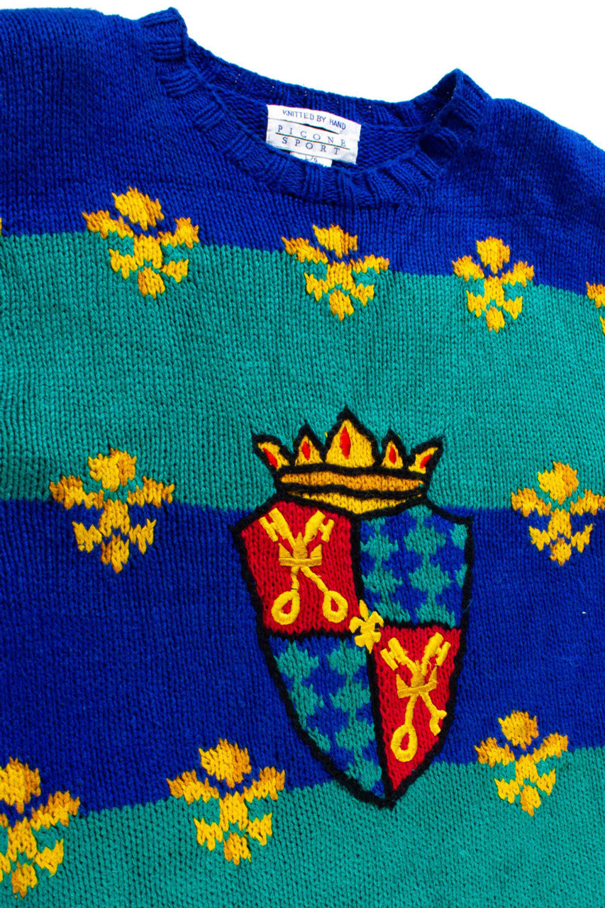 Vintage Coat Of Arms Sweater