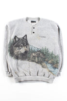 Vintage Mt. St Helens Wolves Sweater
