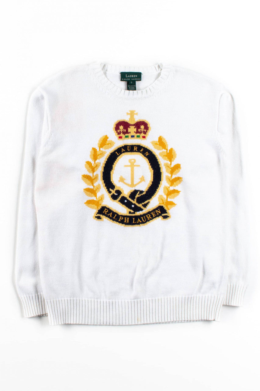 Vintage Ralph Lauren Nautical Crest Sweater