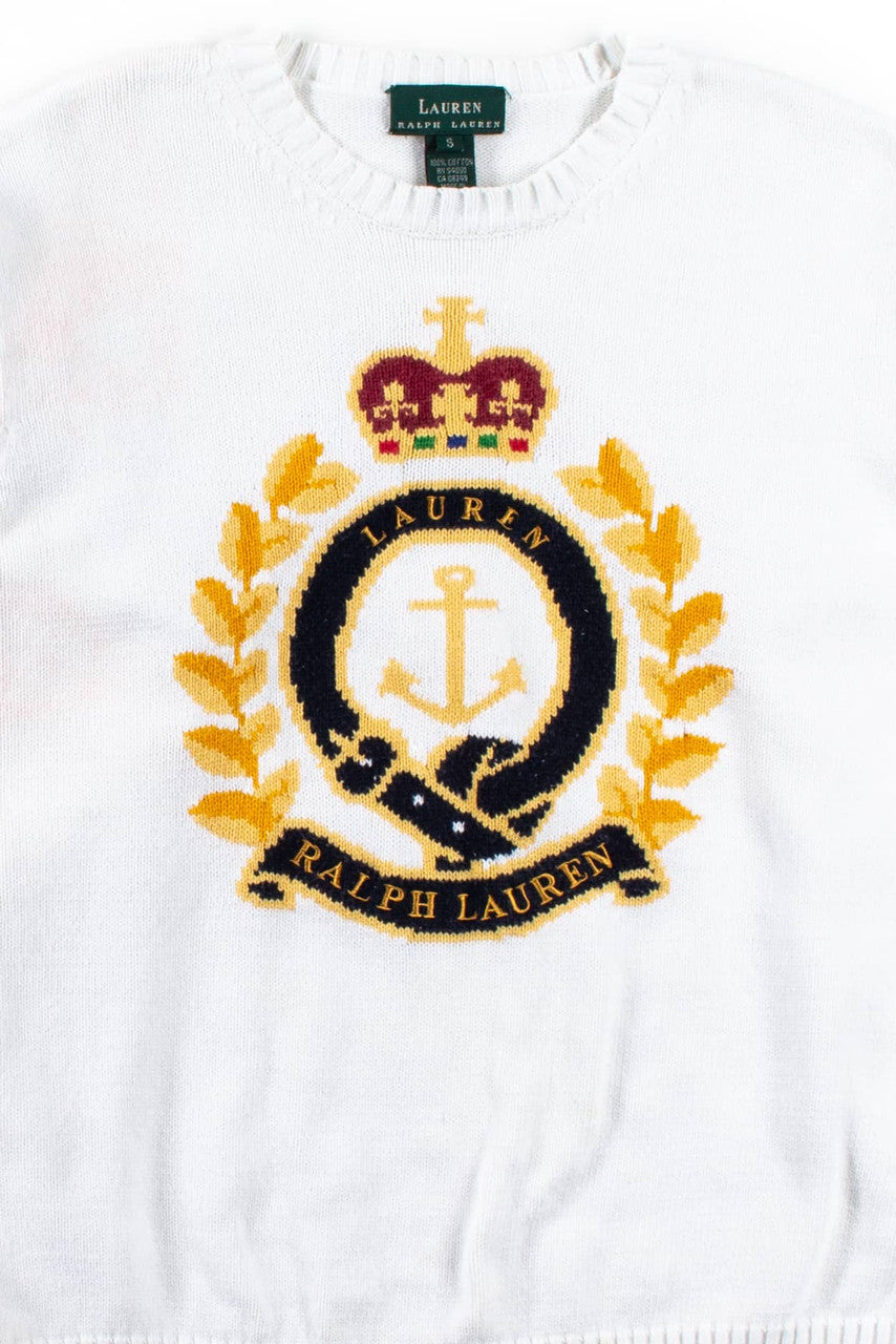 Vintage Ralph Lauren Nautical Crest Sweater