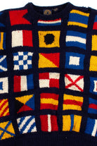 Vintage Distressed Nautical Flag Sweater