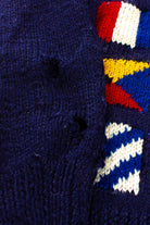 Vintage Distressed Nautical Flag Sweater