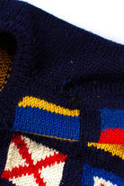Vintage Distressed Nautical Flag Sweater