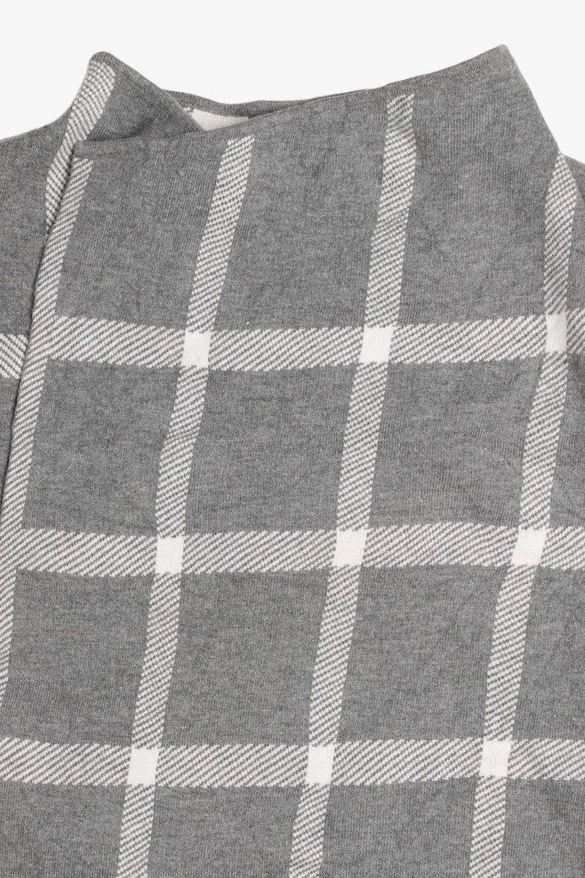 Vintage Grey Wrap Cardigan Sweater