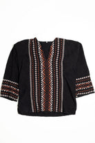 Orange and Black Sweater