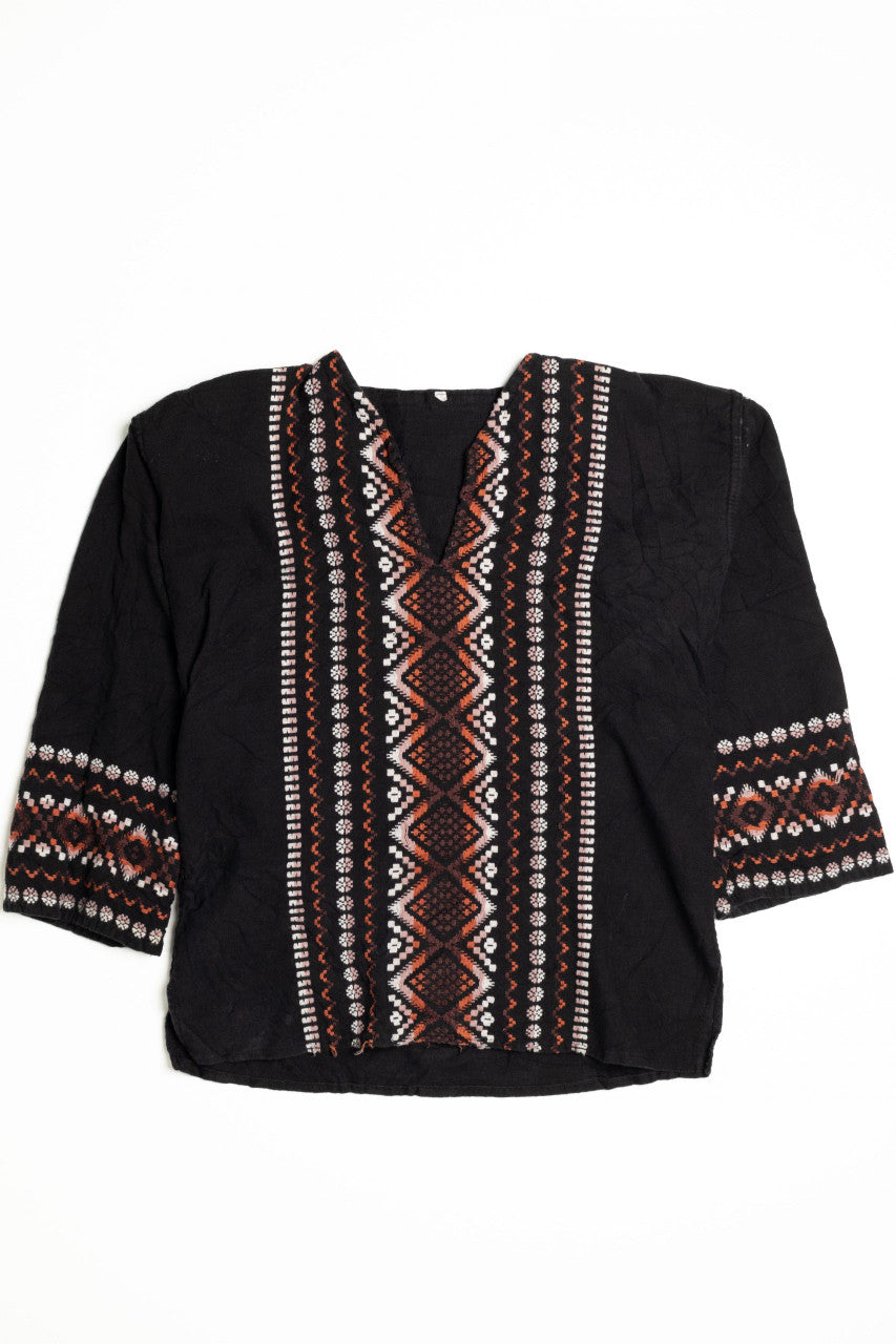 Orange and Black Sweater