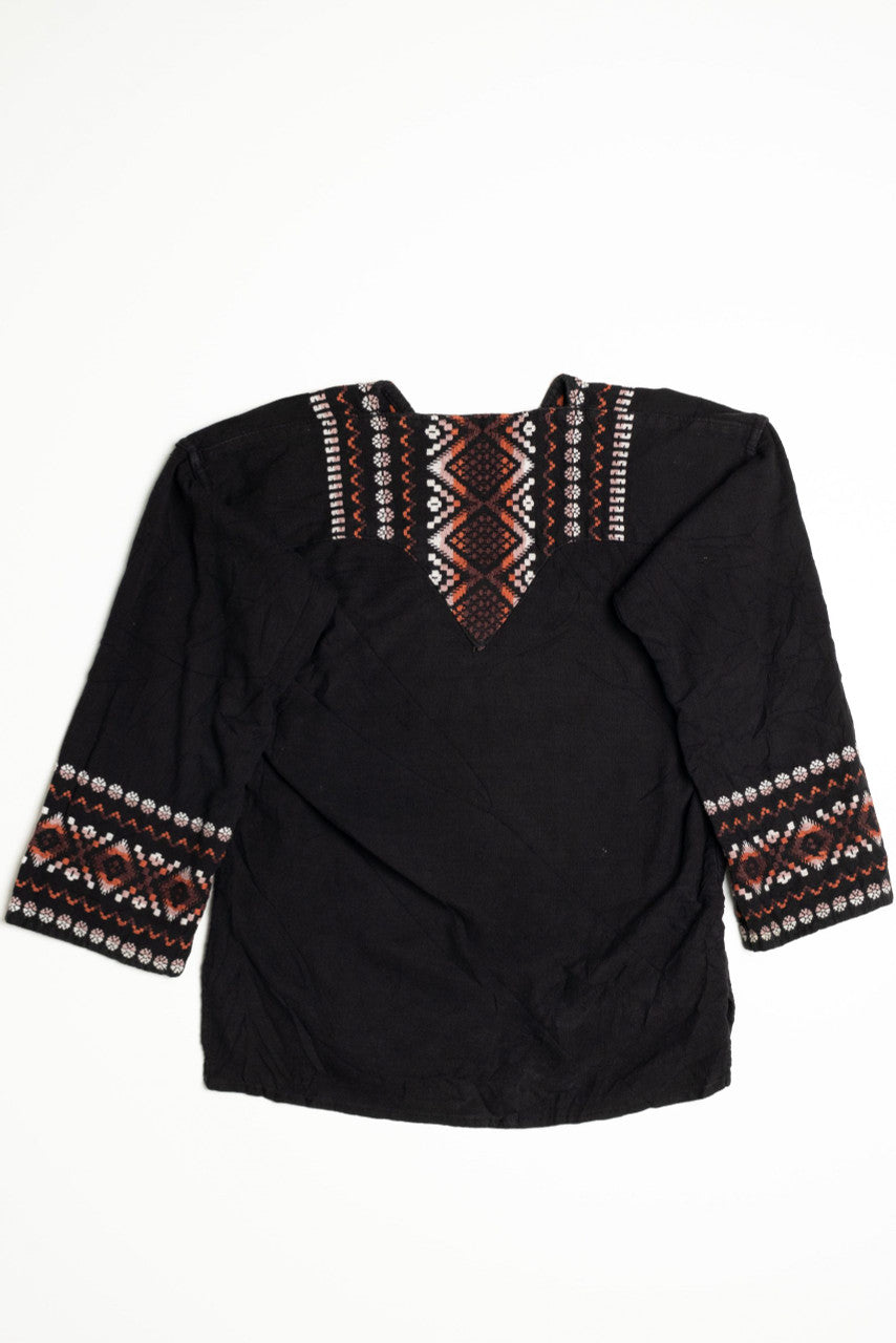 Orange and Black Sweater