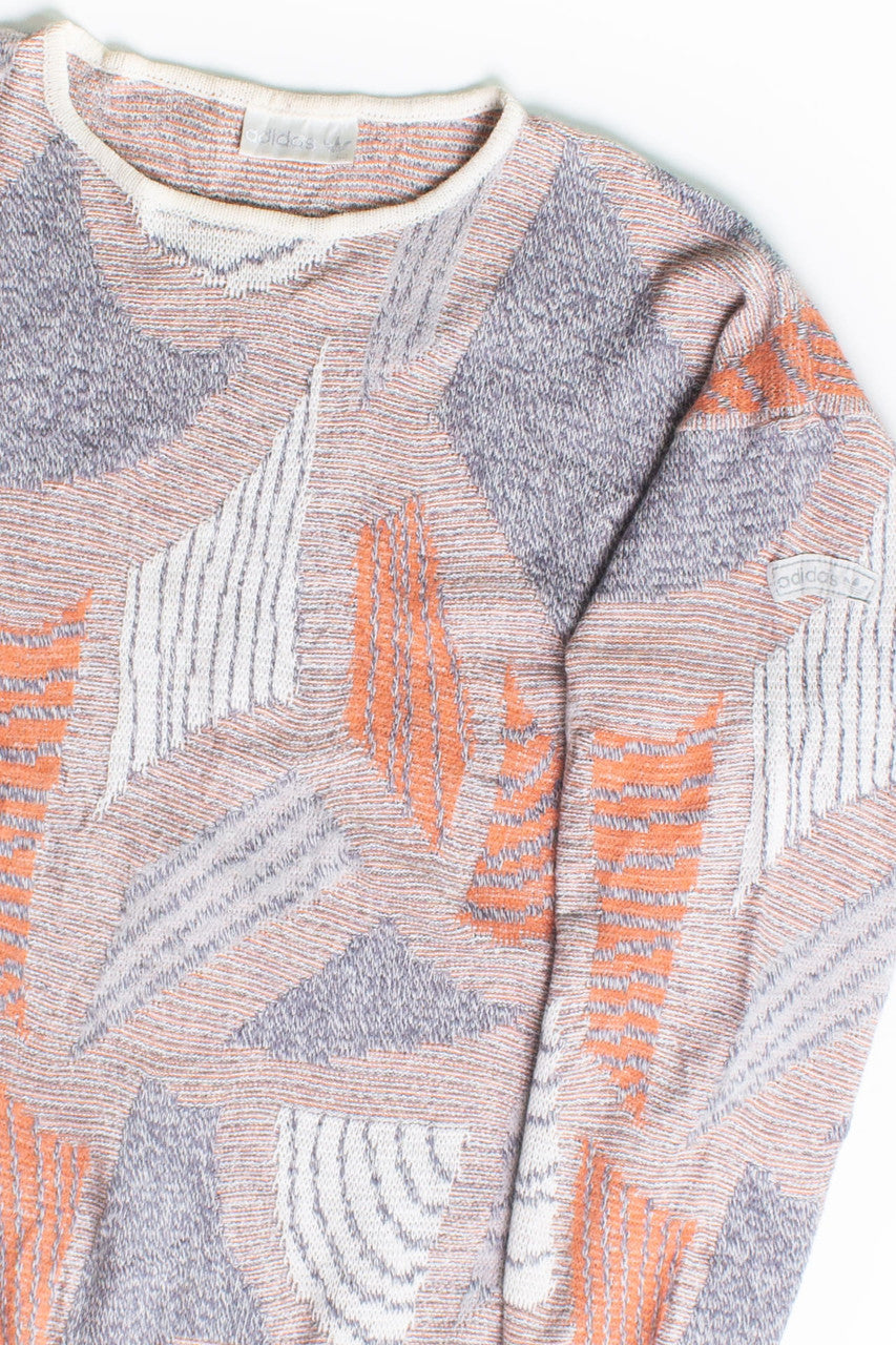 Vintage Abstract Adidas Sweater (1990s)