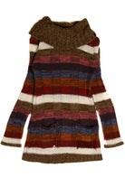 Multicolor Striped Long Sweater