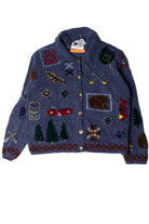 Blue Outdoor Fun Sweater