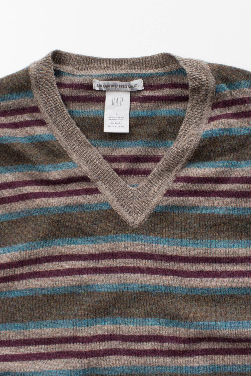 Italian Merino Wool Gap Sweater