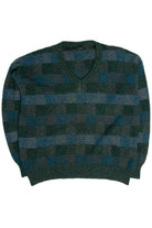 Dark Green & Teal Checker Sweater