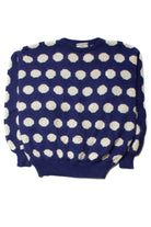 Vintage Purple Dotted Sweater (sz. Large)
