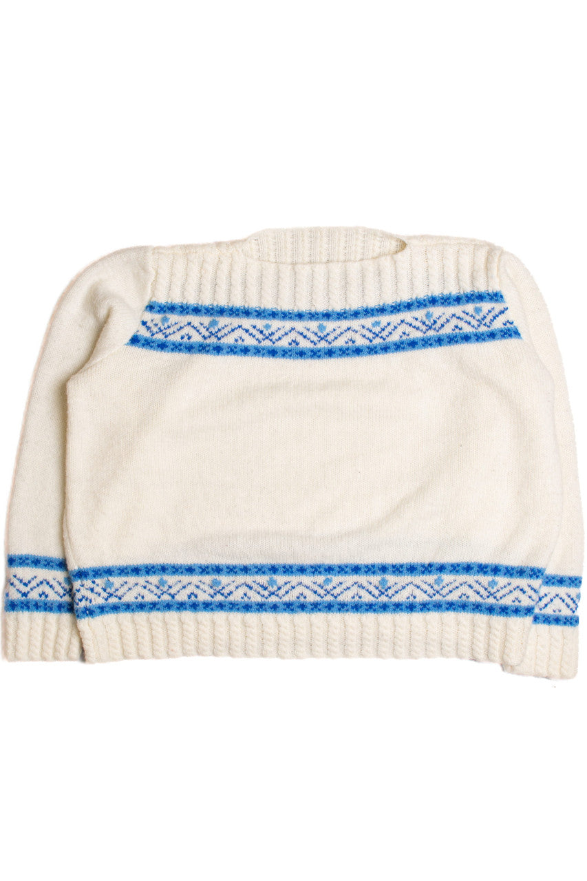 White and Blue Sweater 291
