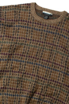 Vintage Brown Houndstooth Sweater (1990s)