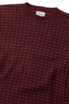 Vintage Dotted Burgundy Lady Garland Sweater (1980s)