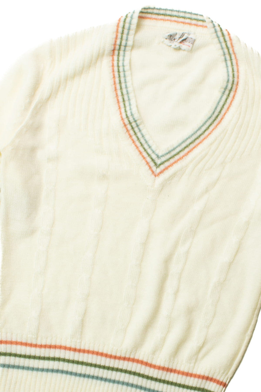 Vintage Rochelle Short Sleeve Tennis Sweater (1980s)