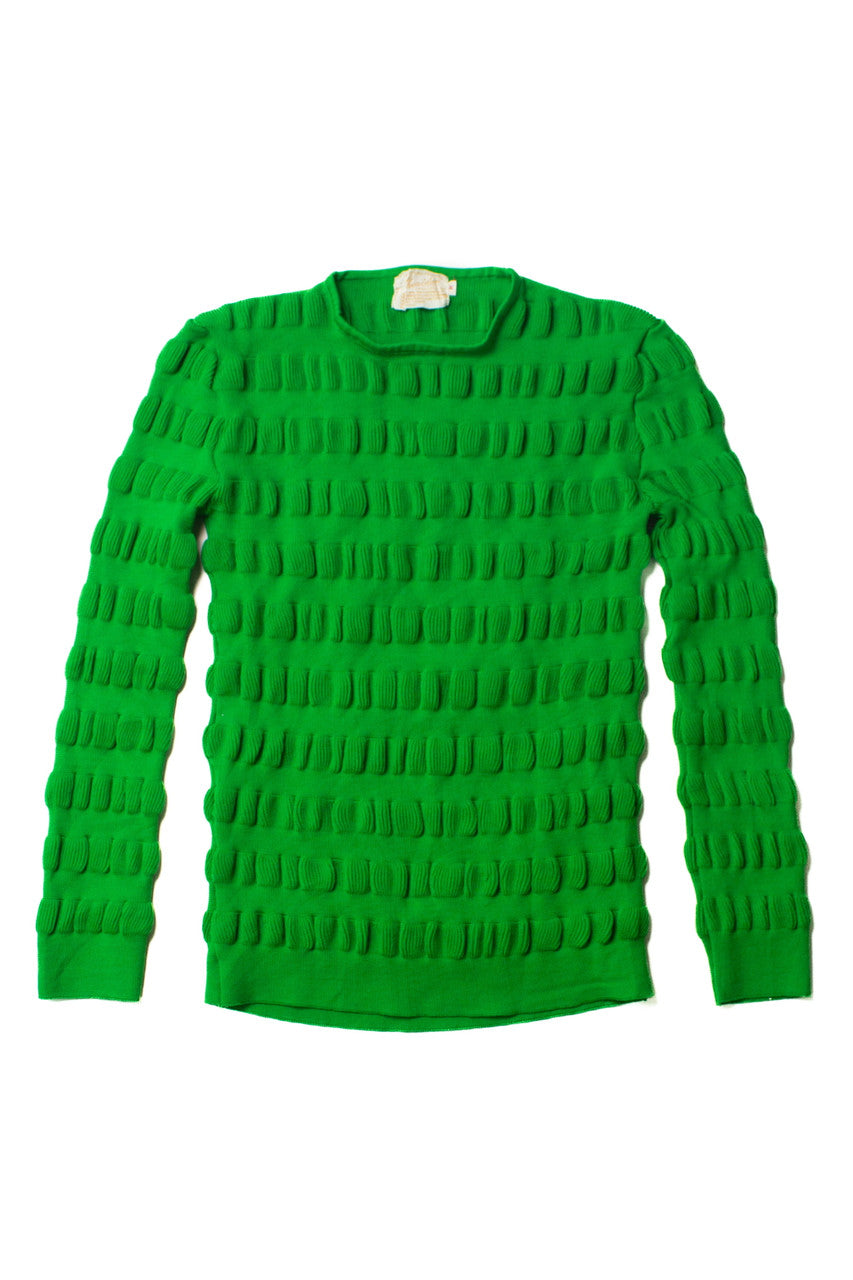 Vintage Green Stretch Sweater (1970s)