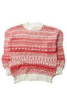 Pink Lily Red & White Sweater