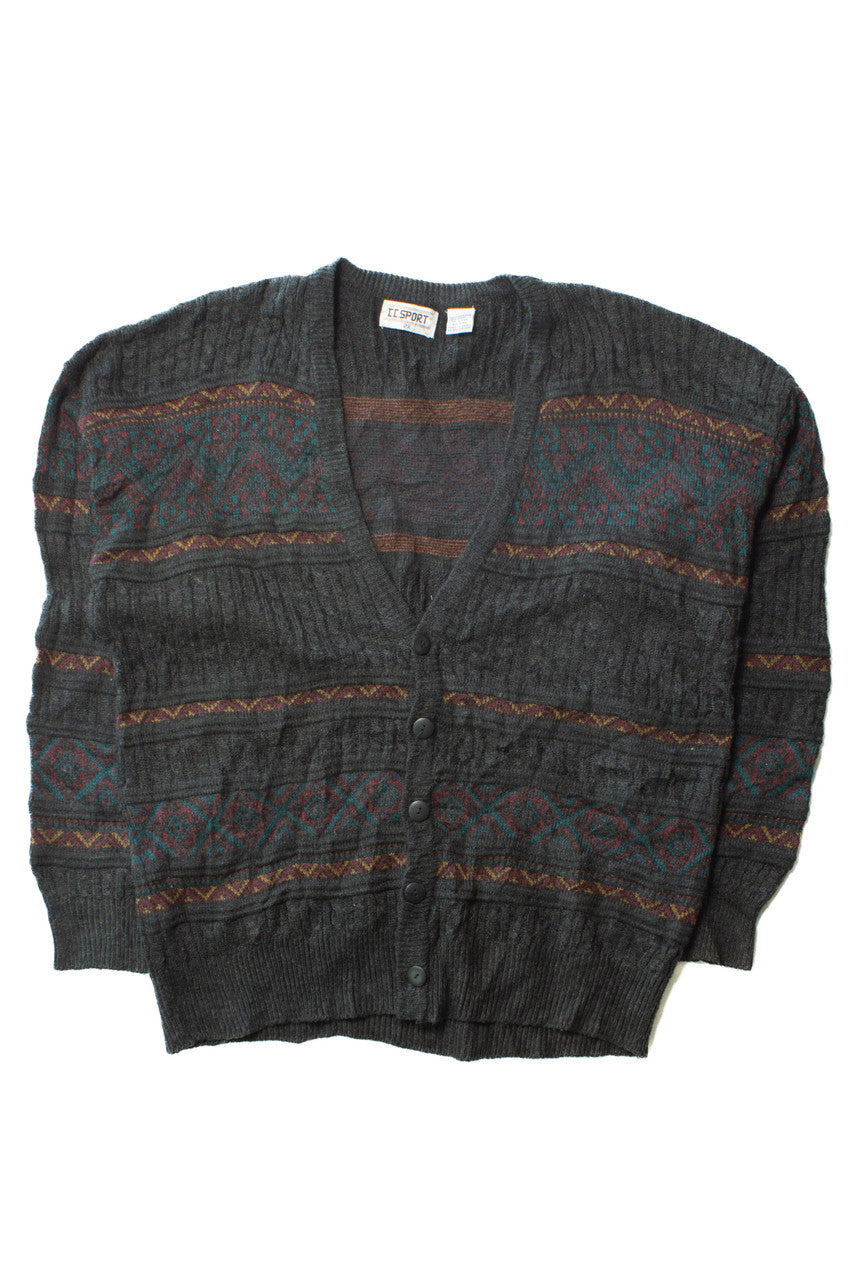 Vintage CC Sport Big Man Cardigan Sweater (1980s)
