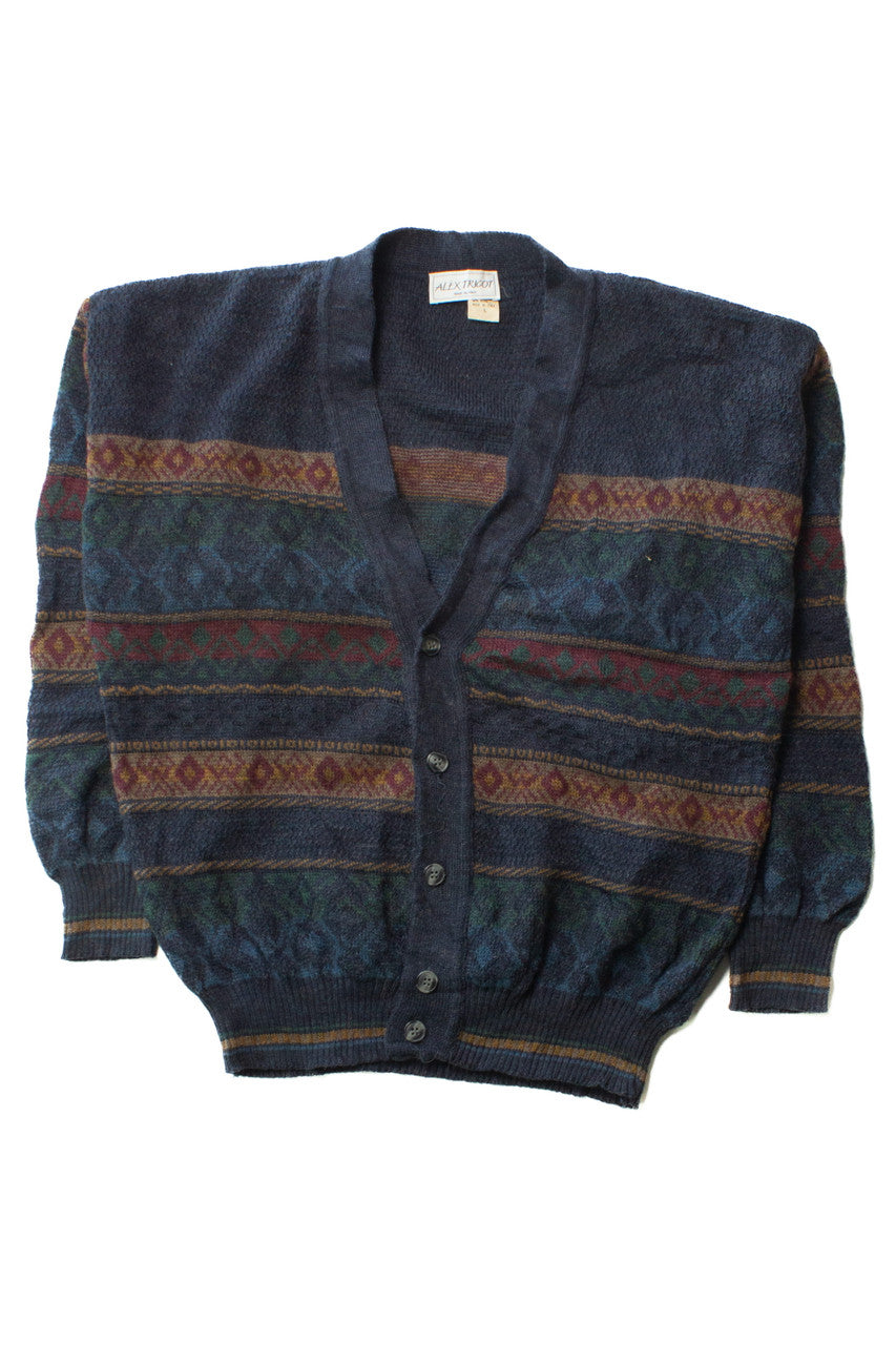 Vintage Alex Tricot Italian Cardigan Sweater (1980s)