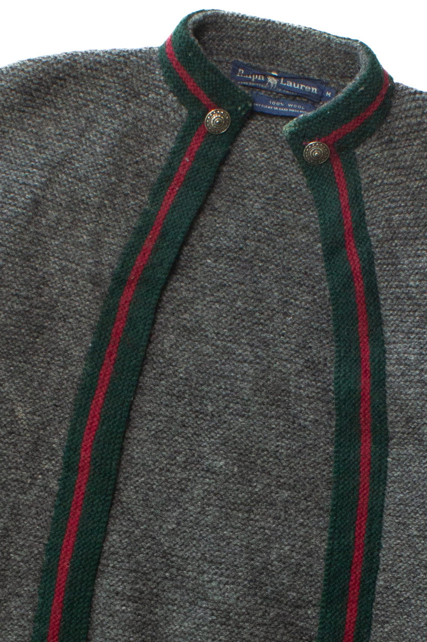 Vintage Ralph Lauren Open Front Cardigan Sweater (1980s)