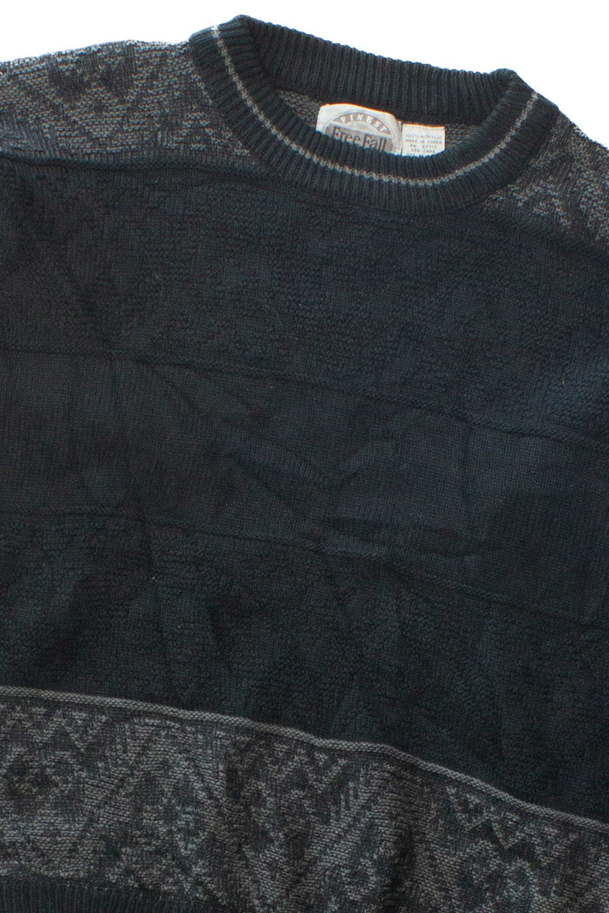 Vintage Black Free Fall Sweater (1990s)