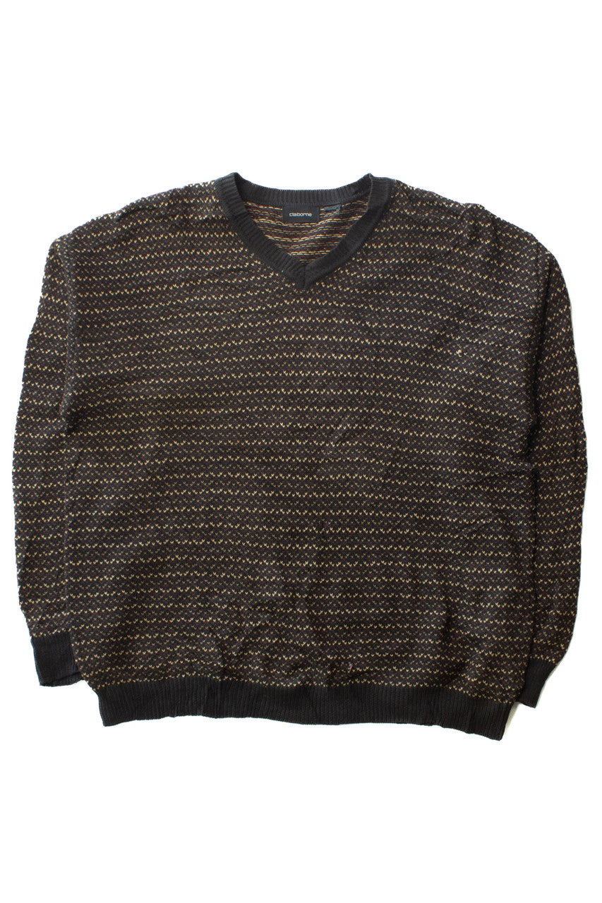 Vintage Claiborne V Neck Sweater (1990s)