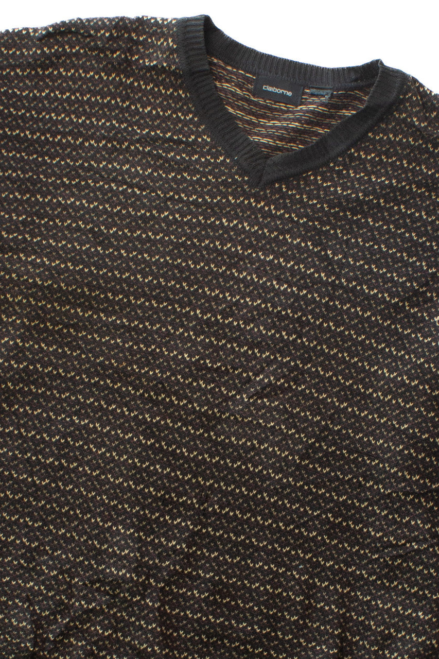 Vintage Claiborne V Neck Sweater (1990s)