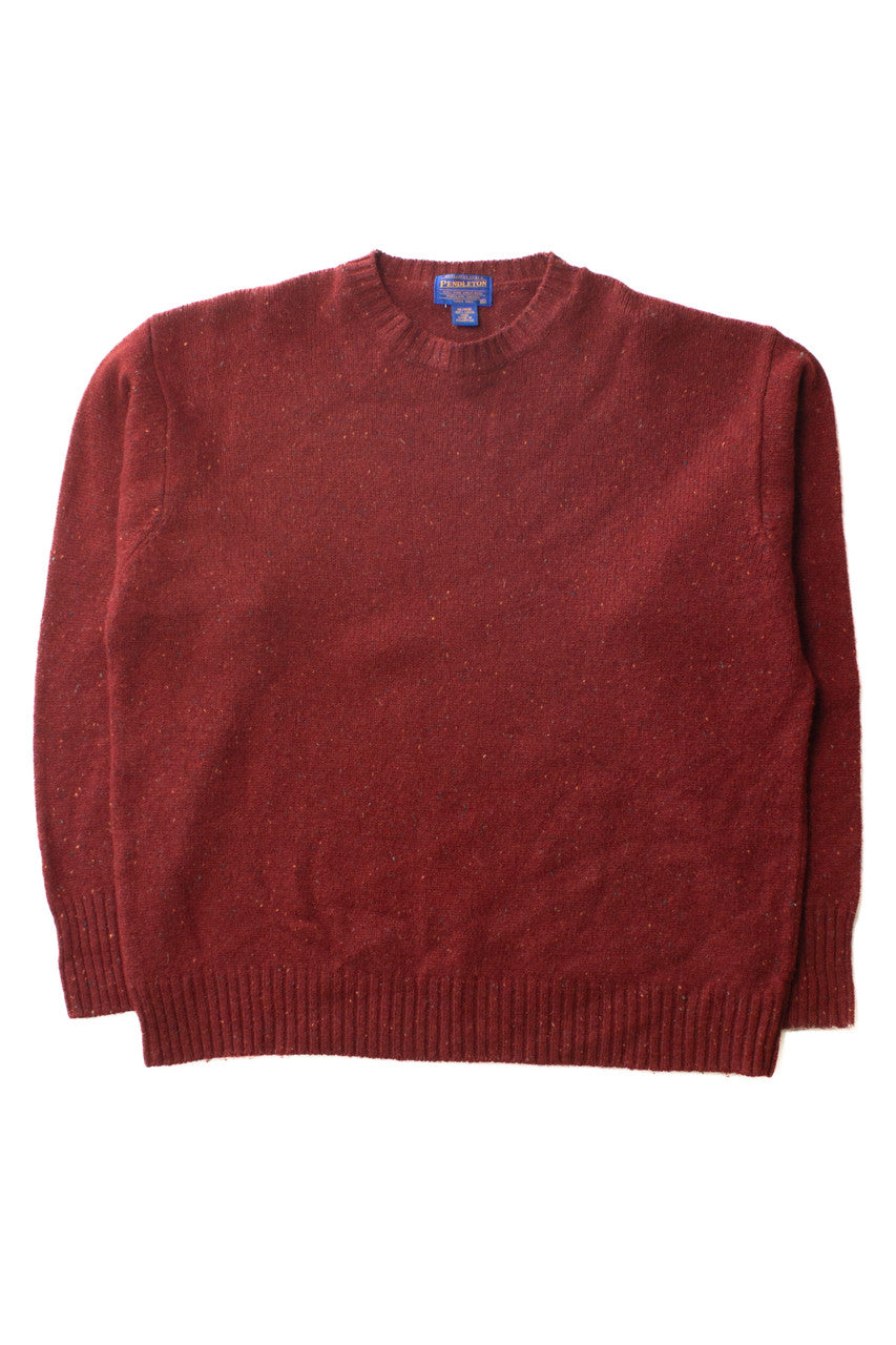 Vintage Red Wool Pendleton Sweater (1990s) 345