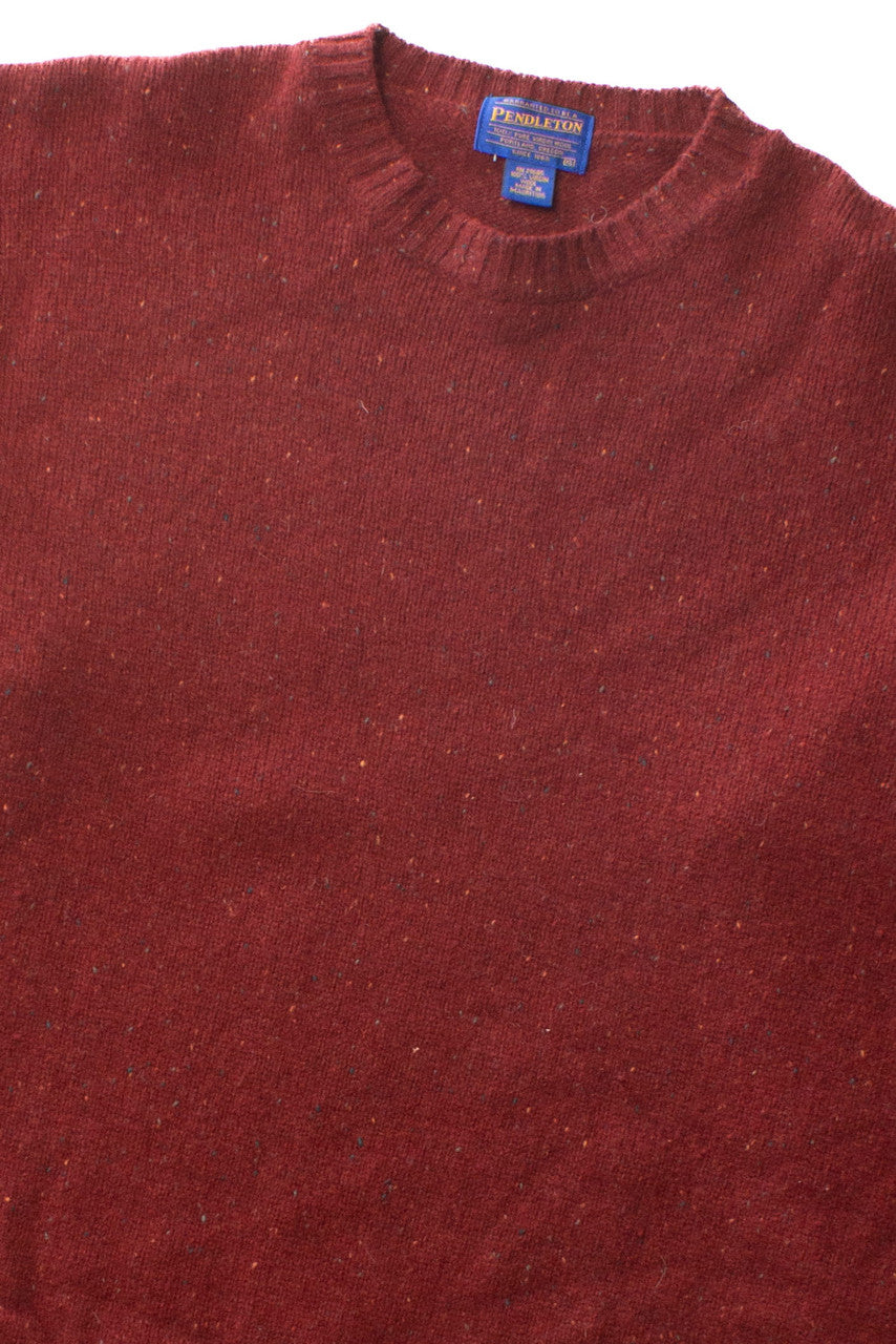Vintage Red Wool Pendleton Sweater (1990s) 345