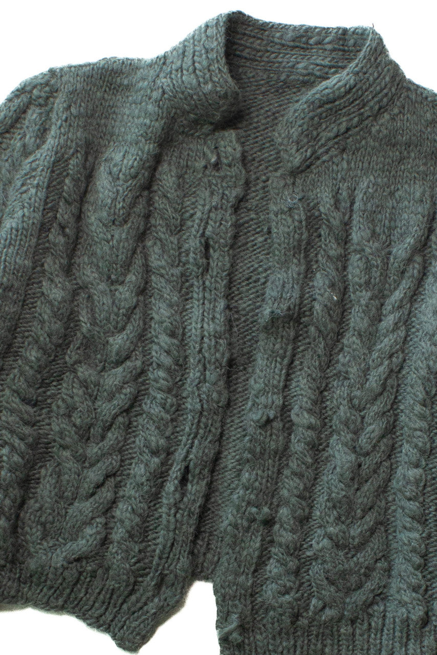 Vintage Handmade Open Front Cardigan Sweater