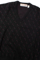 Vintage John Ashford Black Diamonds Sweater (1980s)