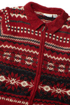 Vintage Croft & Barrow Fair Isle Zip Sweater (1990s)