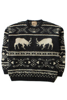 Vintage Woolrich Deer Fight Sweater (1990s)