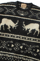 Vintage Woolrich Deer Fight Sweater (1990s)