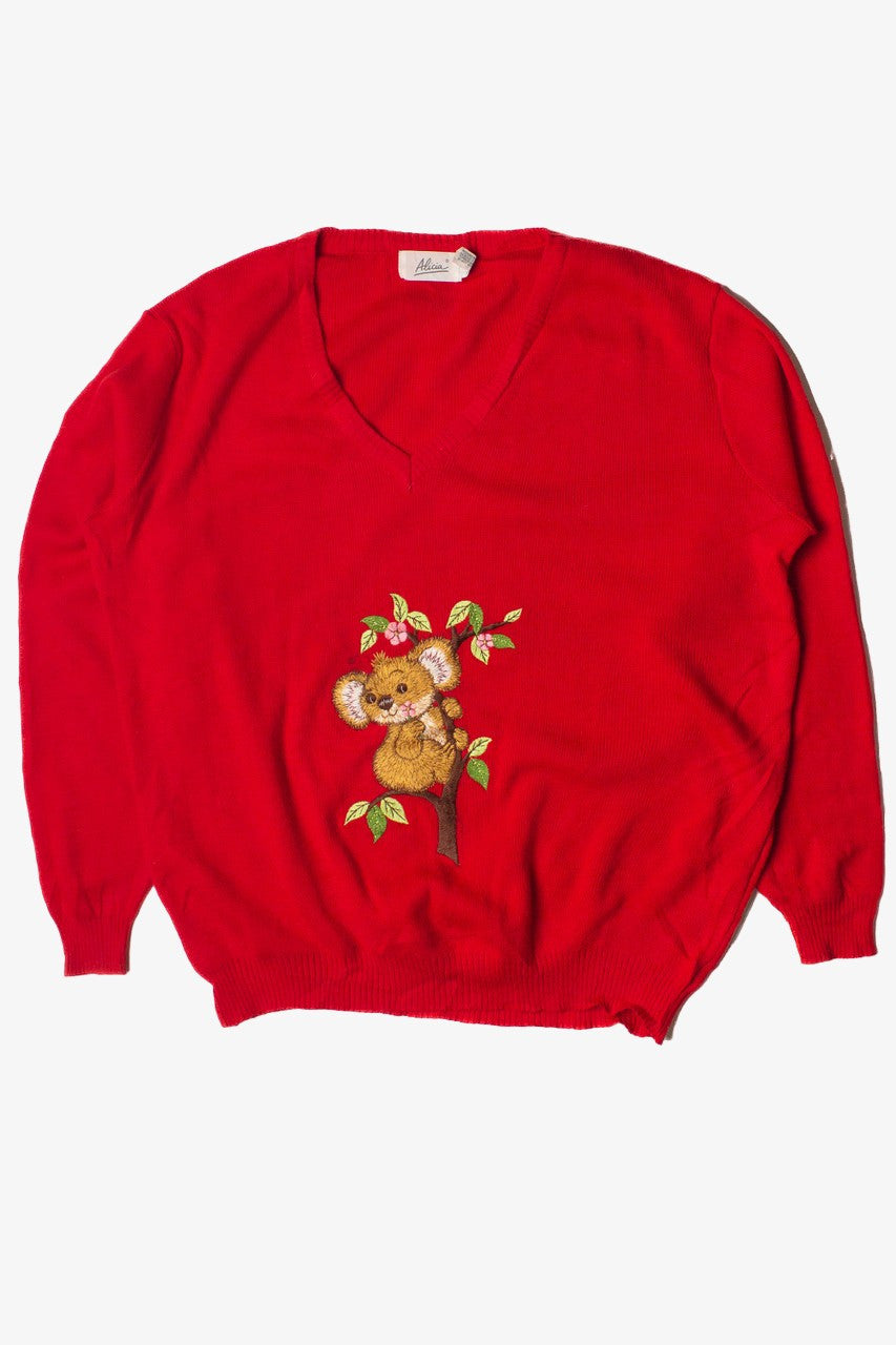 Vintage Koala Bear Alicia Sweater