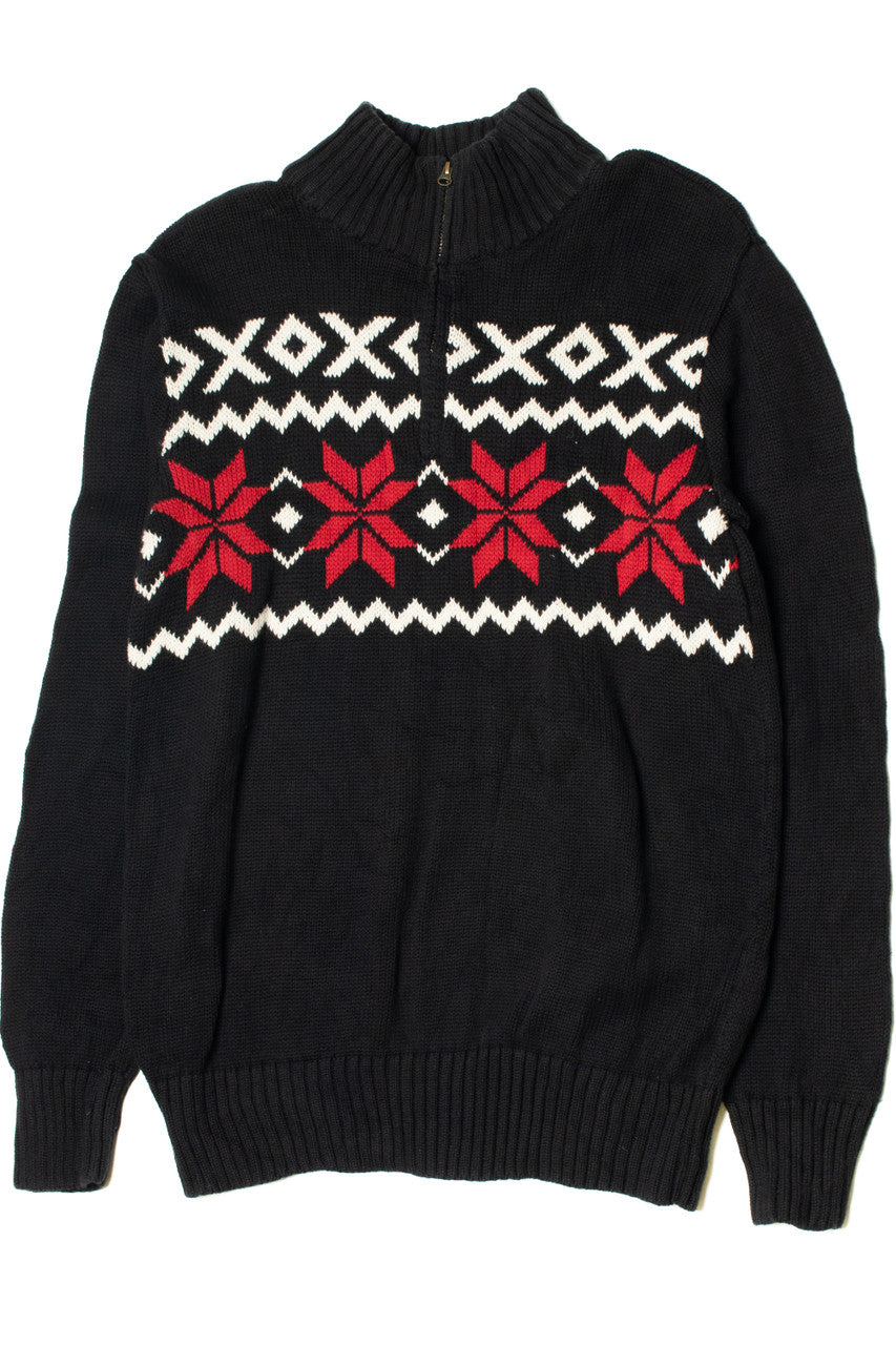 Chaps Quarter Zip Sweater