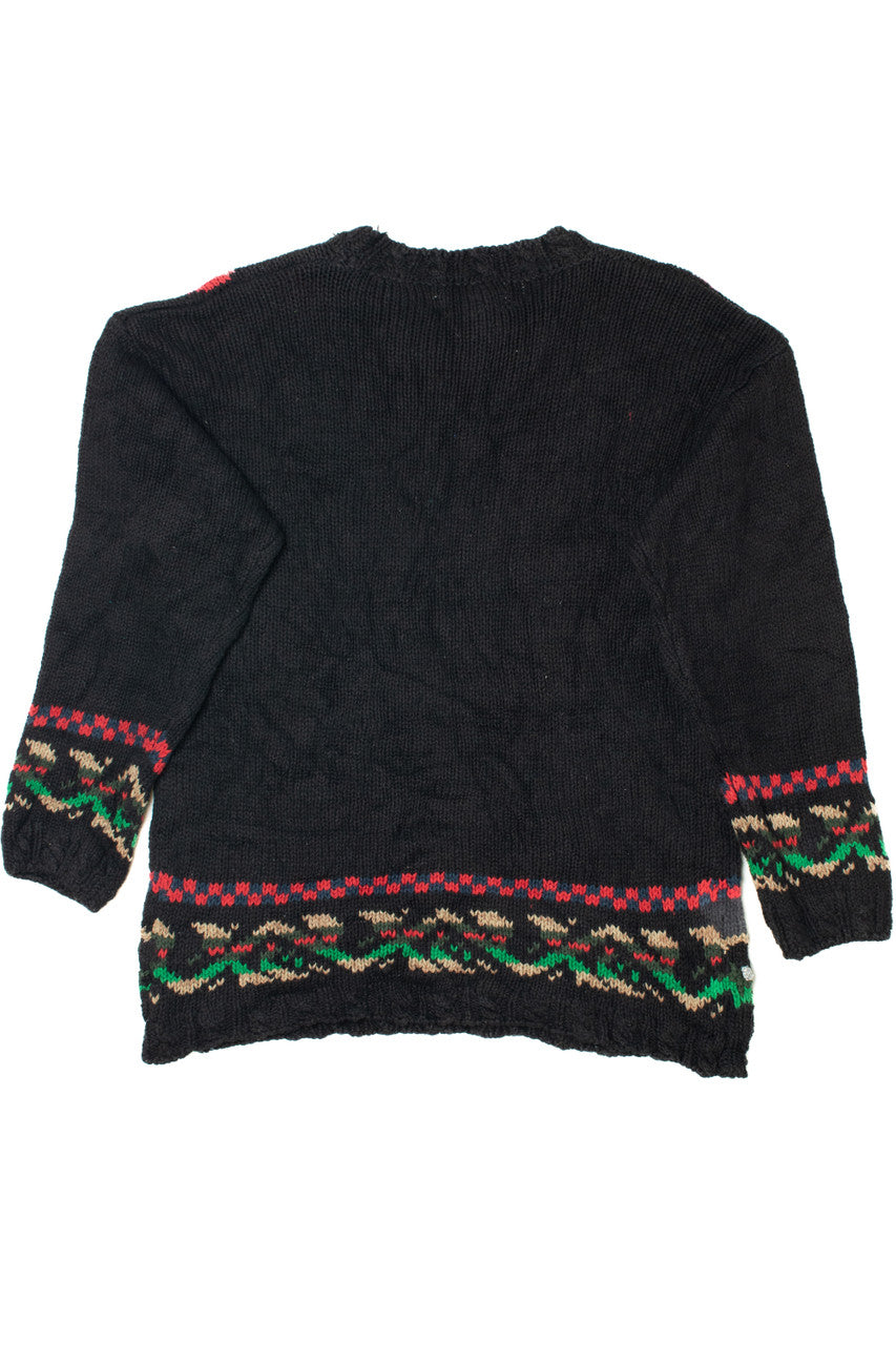 Vintage Rocking Horse Knit Crystal-Kobe Sweater