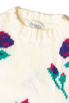 Vintage Knit Floral Partners by Mervyn's Sweater
