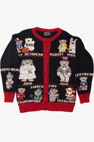 Vintage Monthly Festive Bears Calendar Sweater