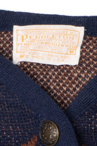 Vintage Navy Pendleton Cardigan Sweater