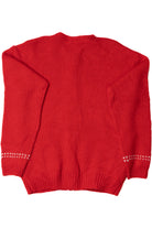 Vintage Cursive Alphabet Jayson Younger Cardigan Sweater