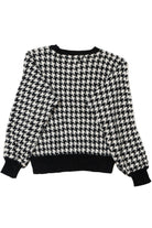 Vintage Houndstooth La Plume Sweater