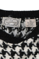 Vintage Houndstooth La Plume Sweater