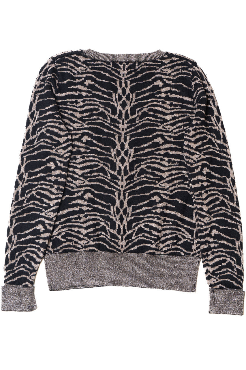 Tiger Silver Shimmery French Connection Sweater