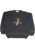 Vintage "Golf" Embroidered Sweater (1980s)