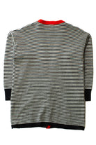 Vintage Black & White Stripe Cardigan Sweater (1980s)