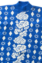 Vintage Traffic Jam Blue Rose Sweater (1990s)