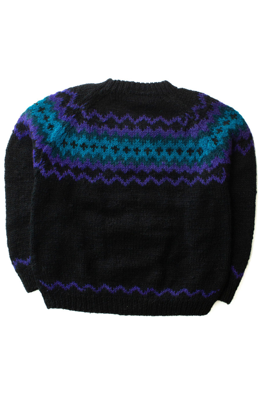 Vintage Snow Leopard Sweater (1980s)